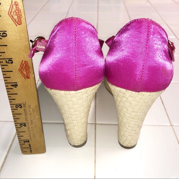 Steve Madden 8 medium pink wedge heels - Picture 5 of 8